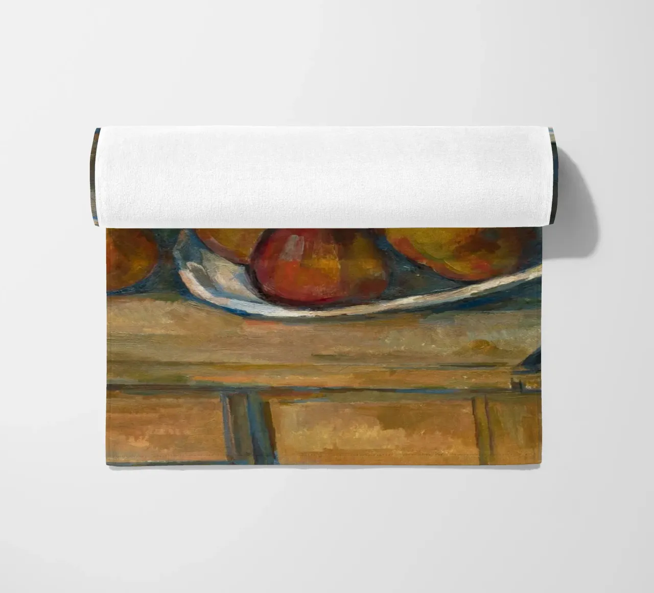Paul Cézanne - Natura morta con brocca di latte e frutta telo mare da William Store