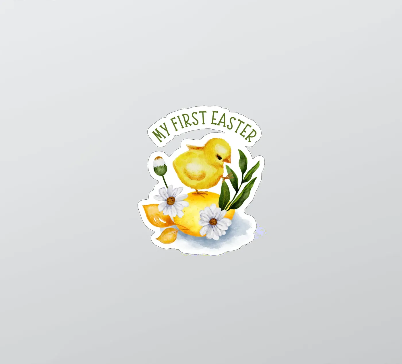 la mia prima pasqua adesivo da khoailang