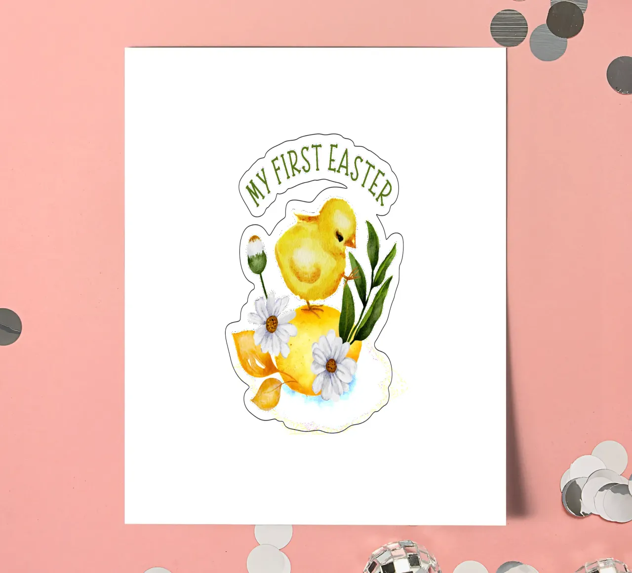 my first easter sticker sheet by khoailang