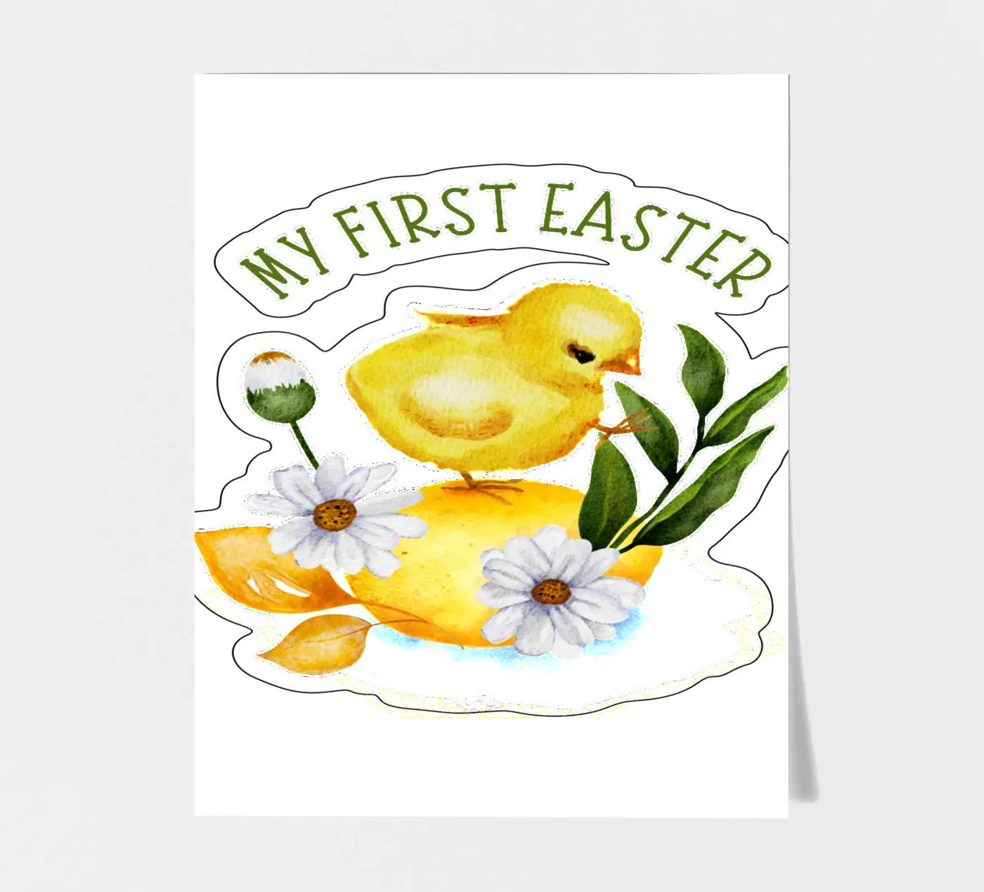 my first easter Stickerbogen von khoailang