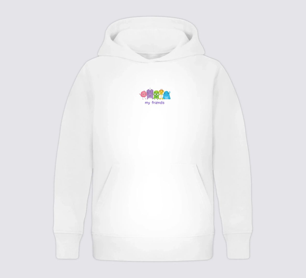 i miei amici felpa bambino con cappuccio da khoailang