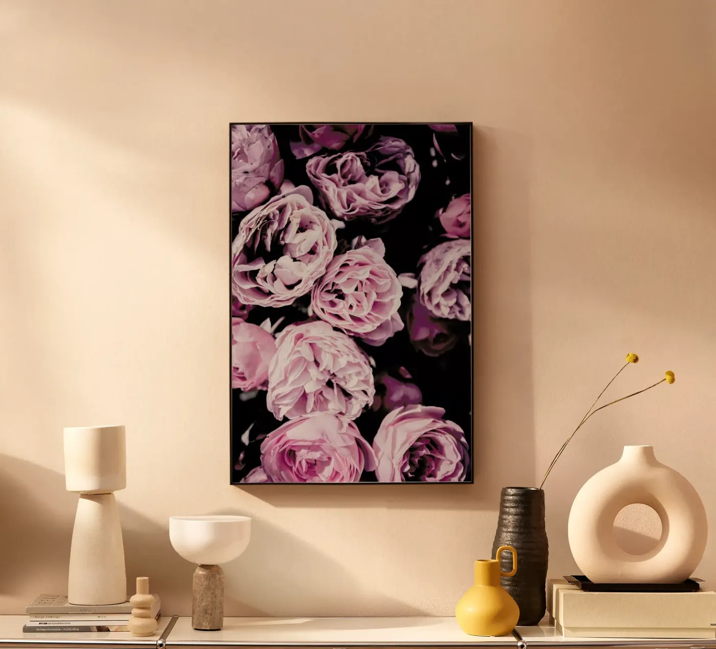 Pink Flowers III plexiglass da Victoria Frost