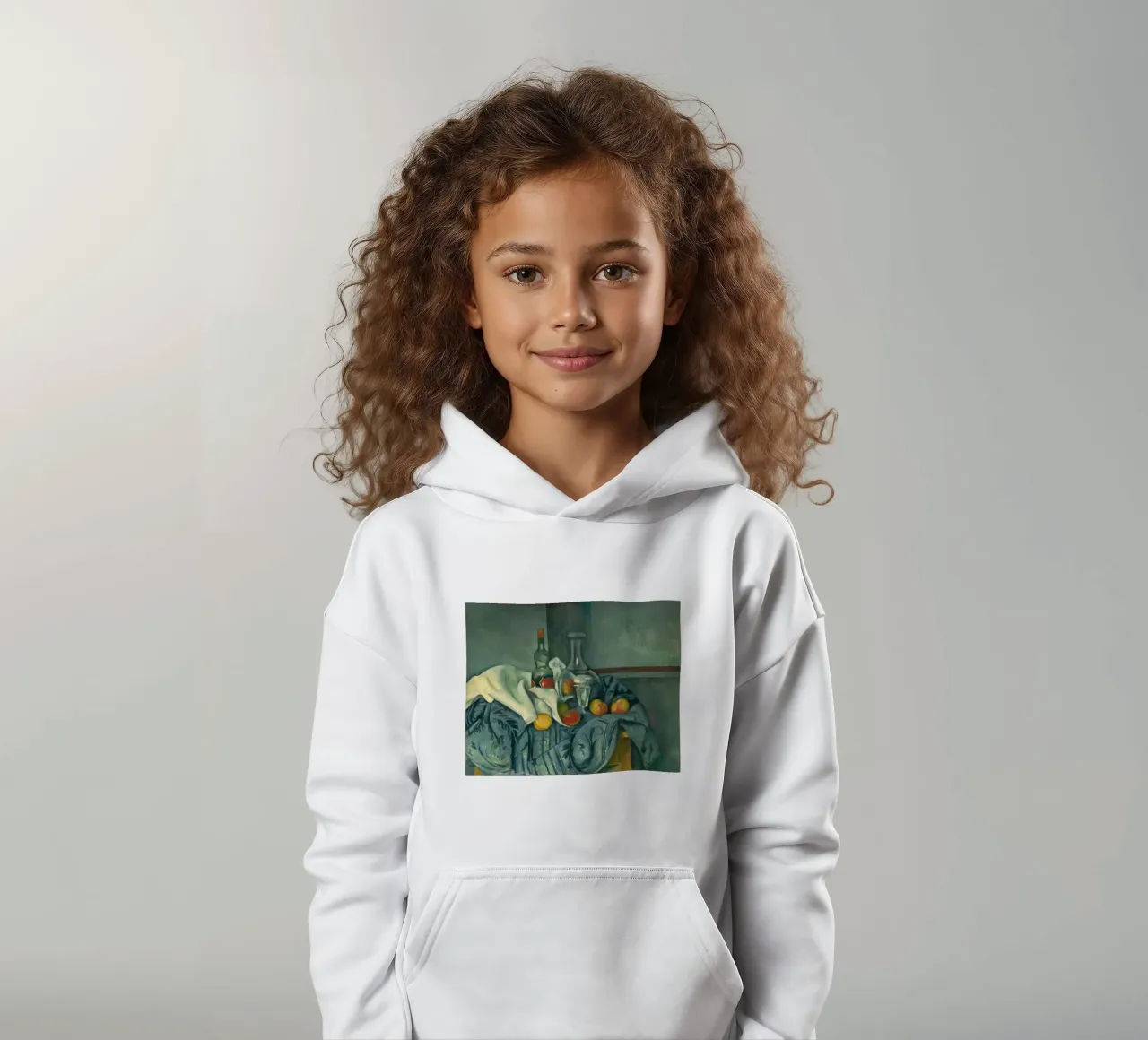 Paul Cézanne - The Peppermint Bottle kids hoodie by William Store