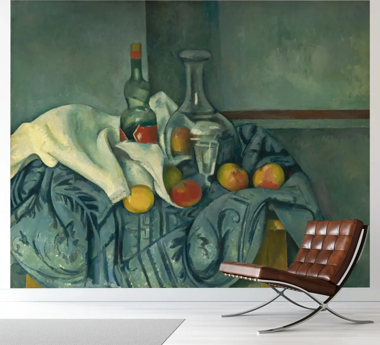 Paul Cézanne - The Peppermint Bottle photo wallpaper by William Store