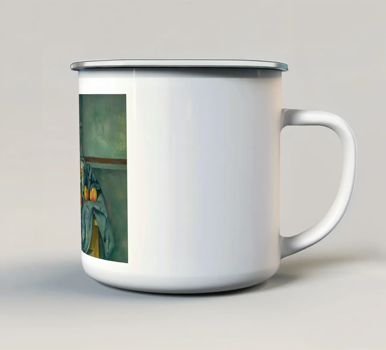 Paul Cézanne - La bottiglia di menta piperita tazza in smalto da William Store