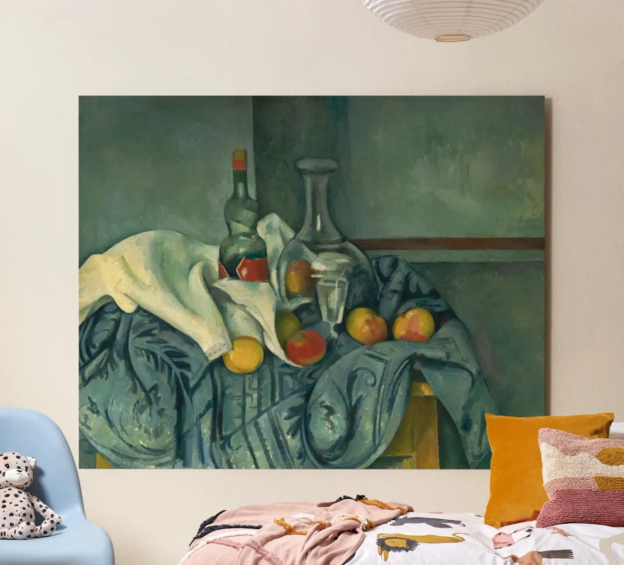 Paul Cézanne - La bottiglia di menta piperita alluminio dibond da William Store