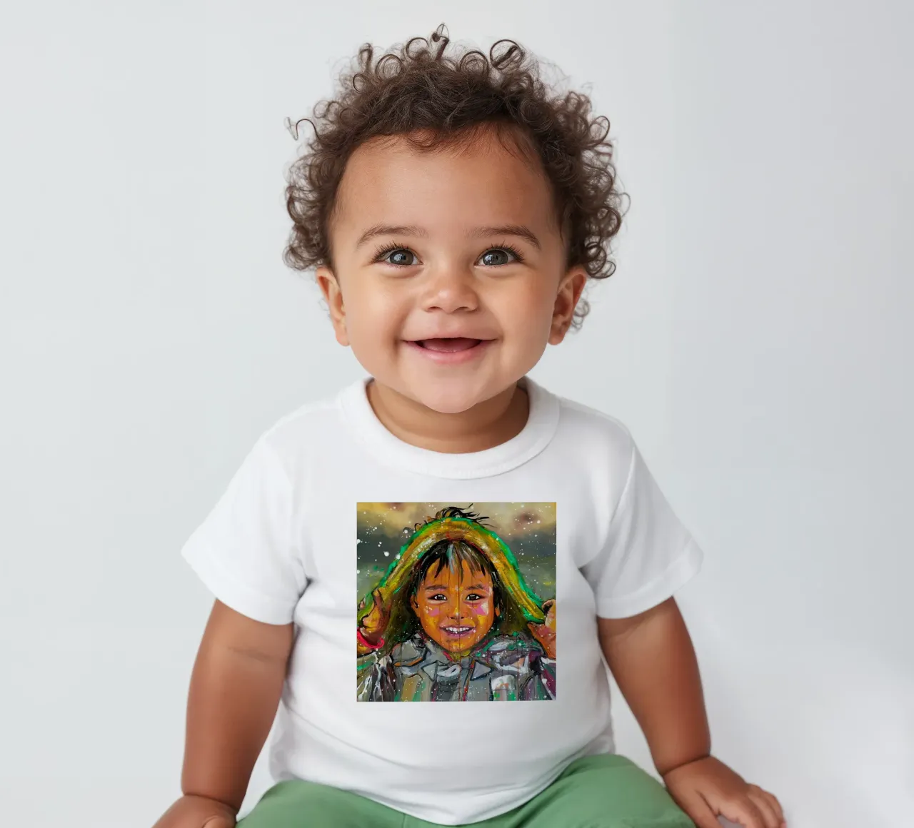 A Smile from Nepal maglietta neonato da Happy 😃 Art 🎨 by Christine Schnoell