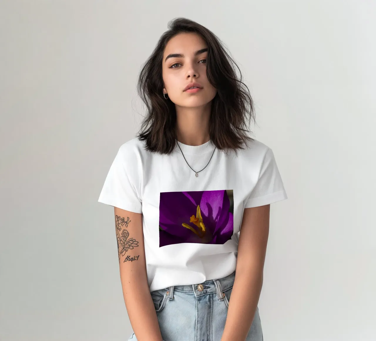 Purple crocus in spring t-shirt by Marcus Beckert | Fotografie