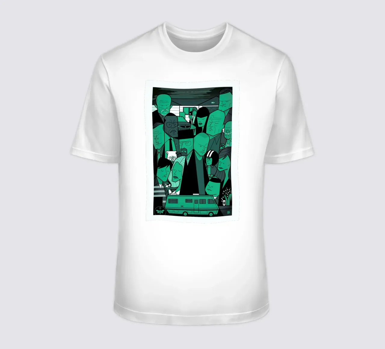 I'm the one who knocks - green version t-shirt da Ale Giorgini