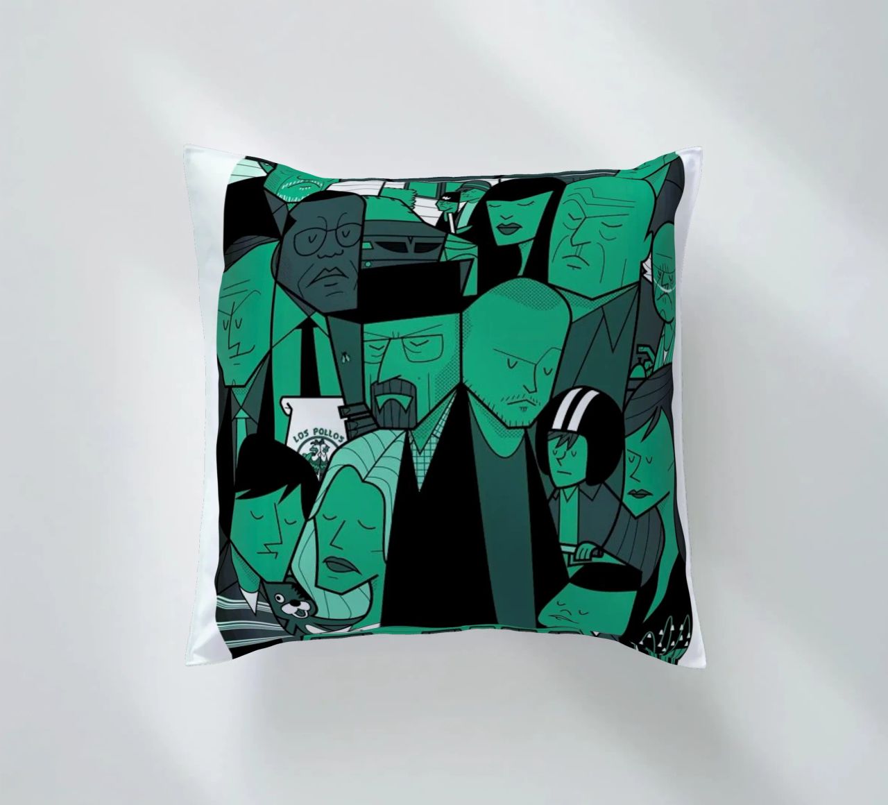 I'm the one who knocks - green version cuscino da Ale Giorgini