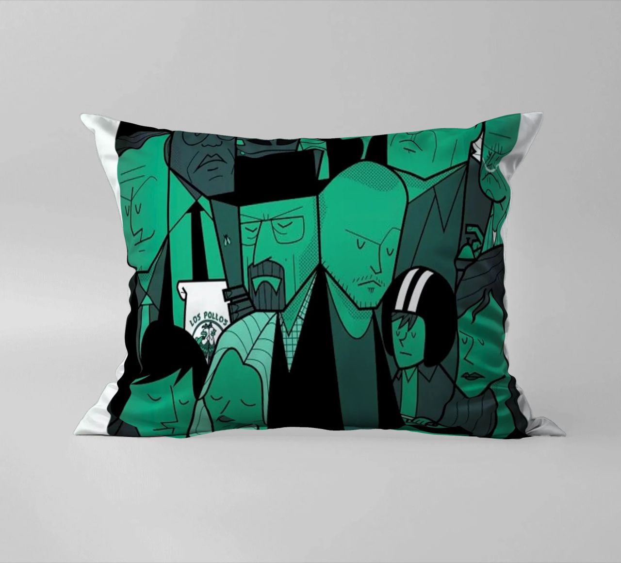 I'm the one who knocks - green version cuscino da Ale Giorgini