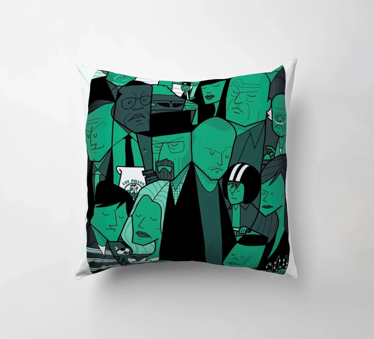 I'm the one who knocks - green version cuscino da Ale Giorgini