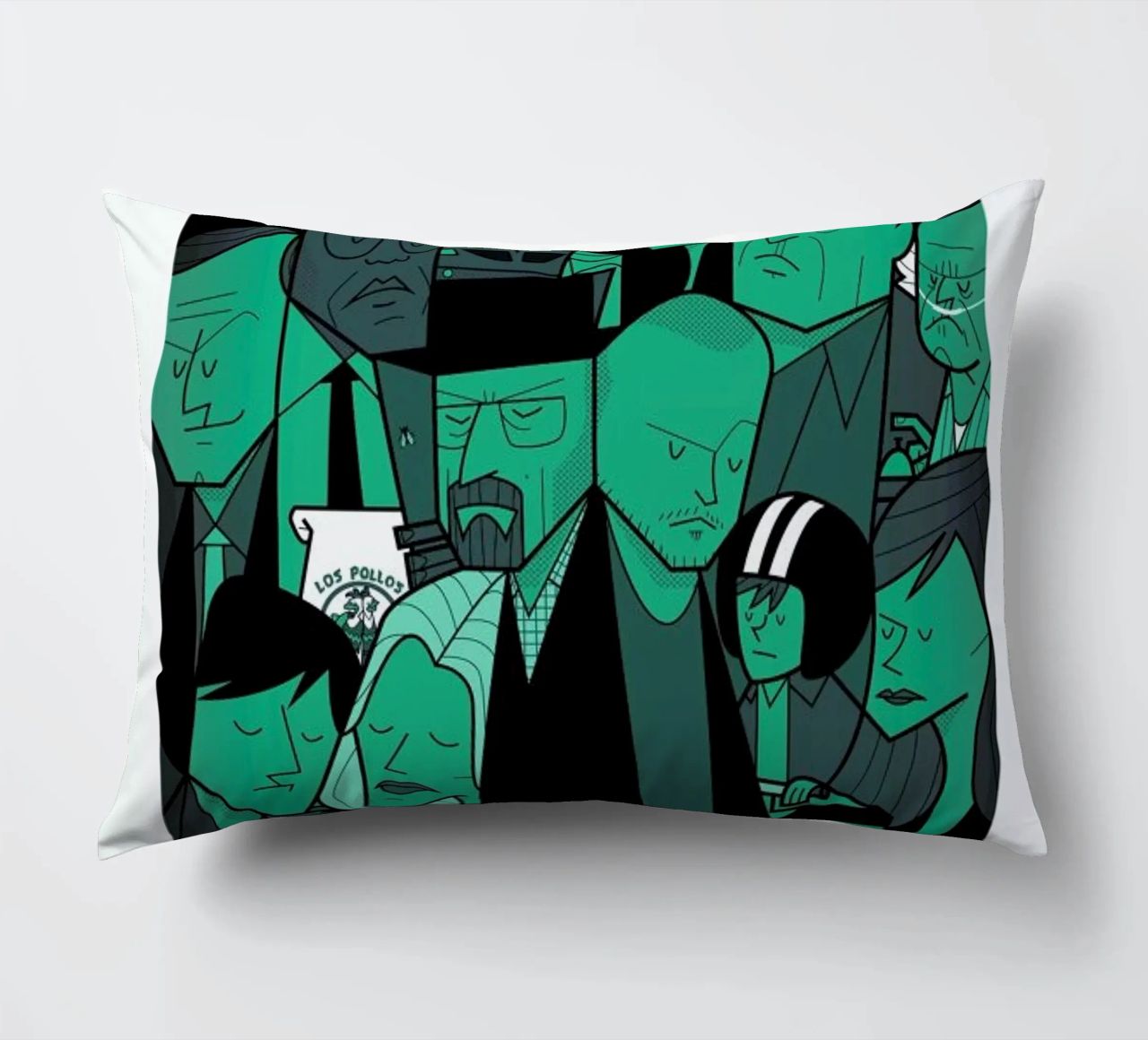 I'm the one who knocks - green version cuscino da Ale Giorgini