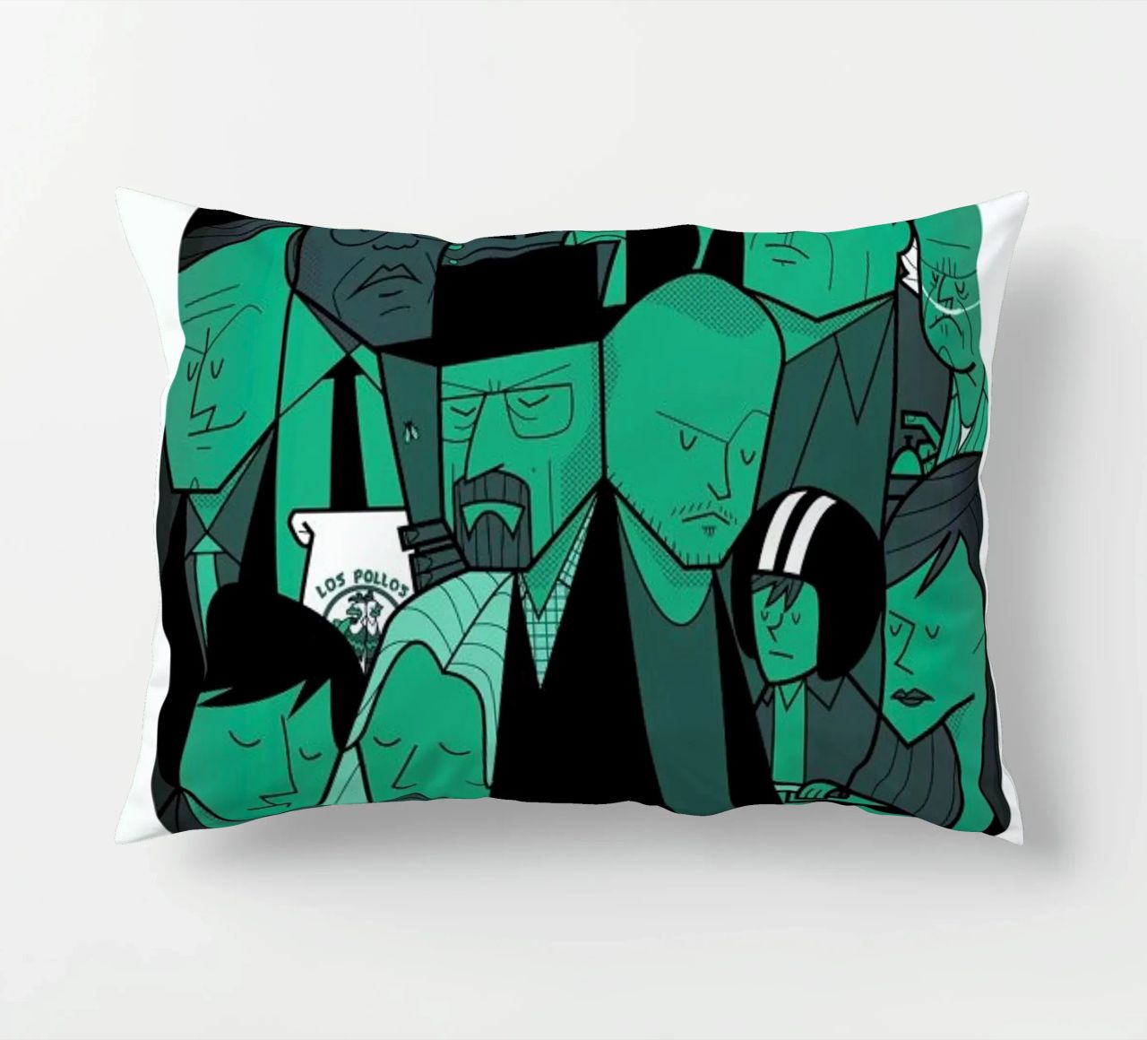 I'm the one who knocks - green version cuscino da Ale Giorgini
