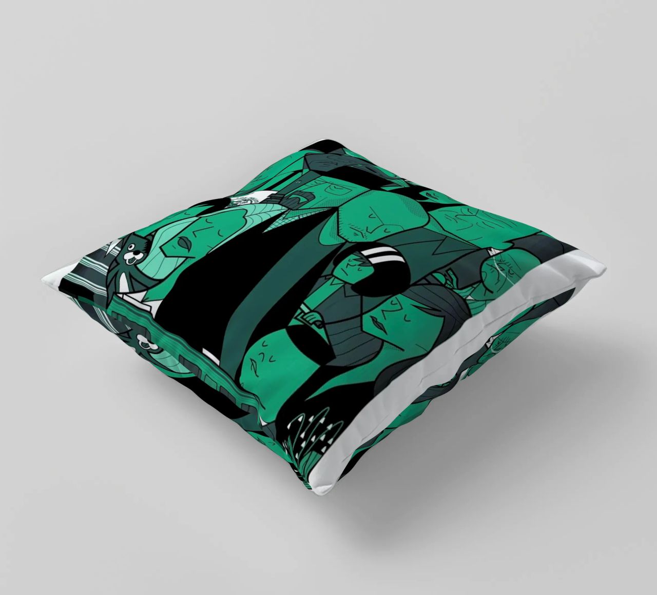 I'm the one who knocks - green version cuscino da Ale Giorgini