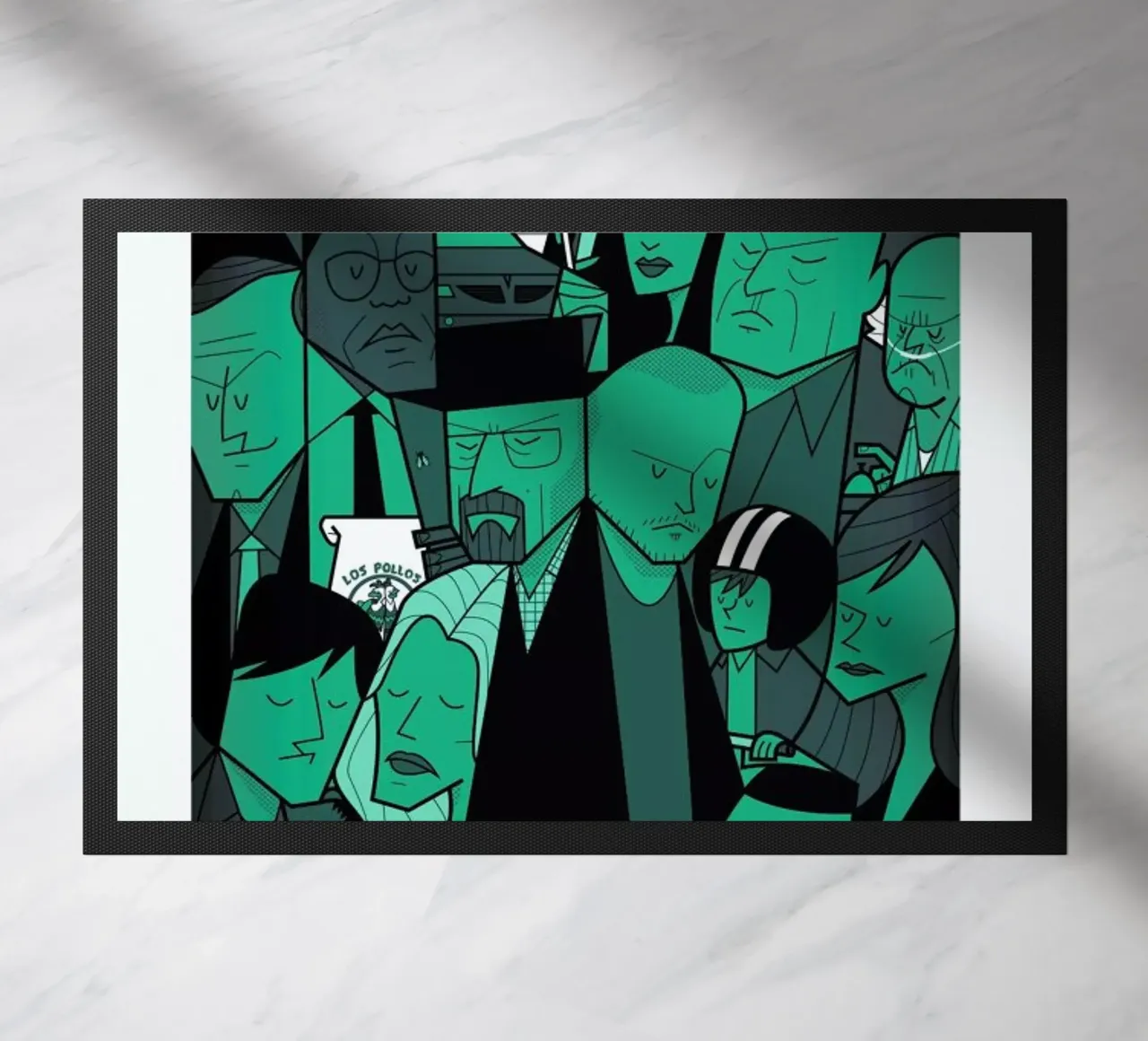 I'm the one who knocks - green version felpudo de Ale Giorgini