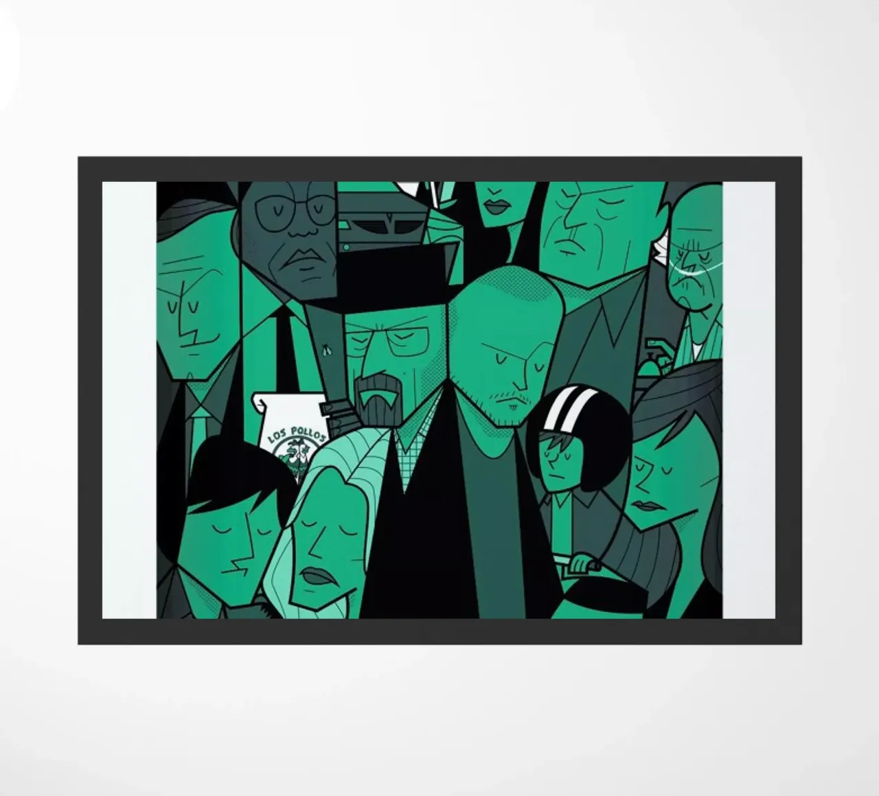 I'm the one who knocks - green version felpudo de Ale Giorgini