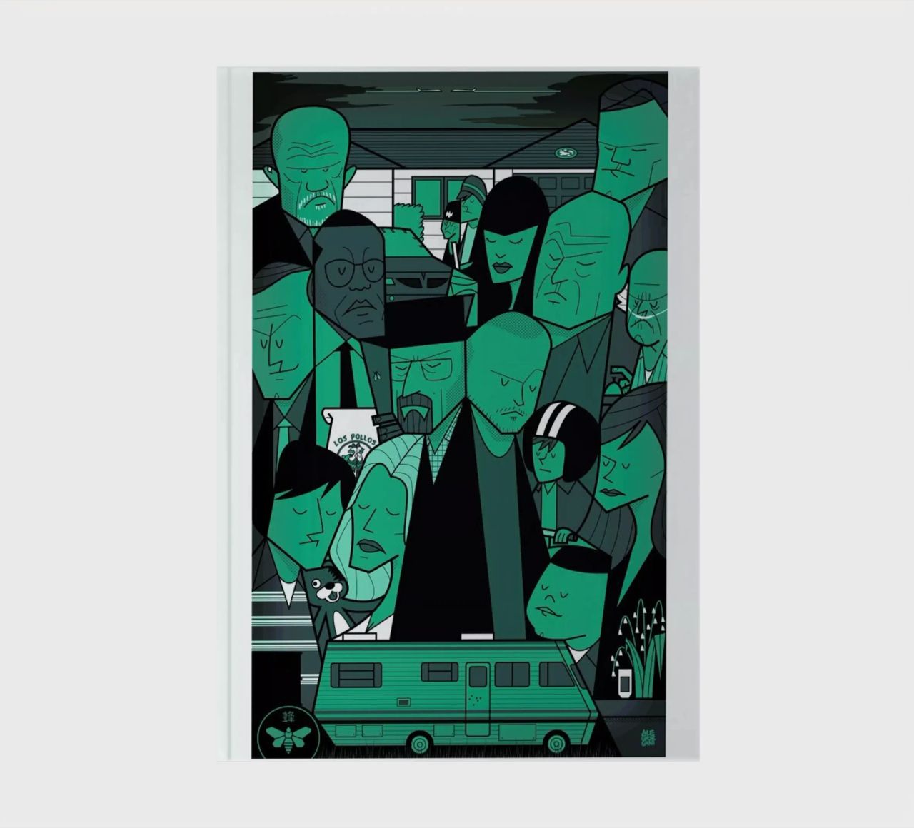 I'm the one who knocks - green version notebook by Ale Giorgini
