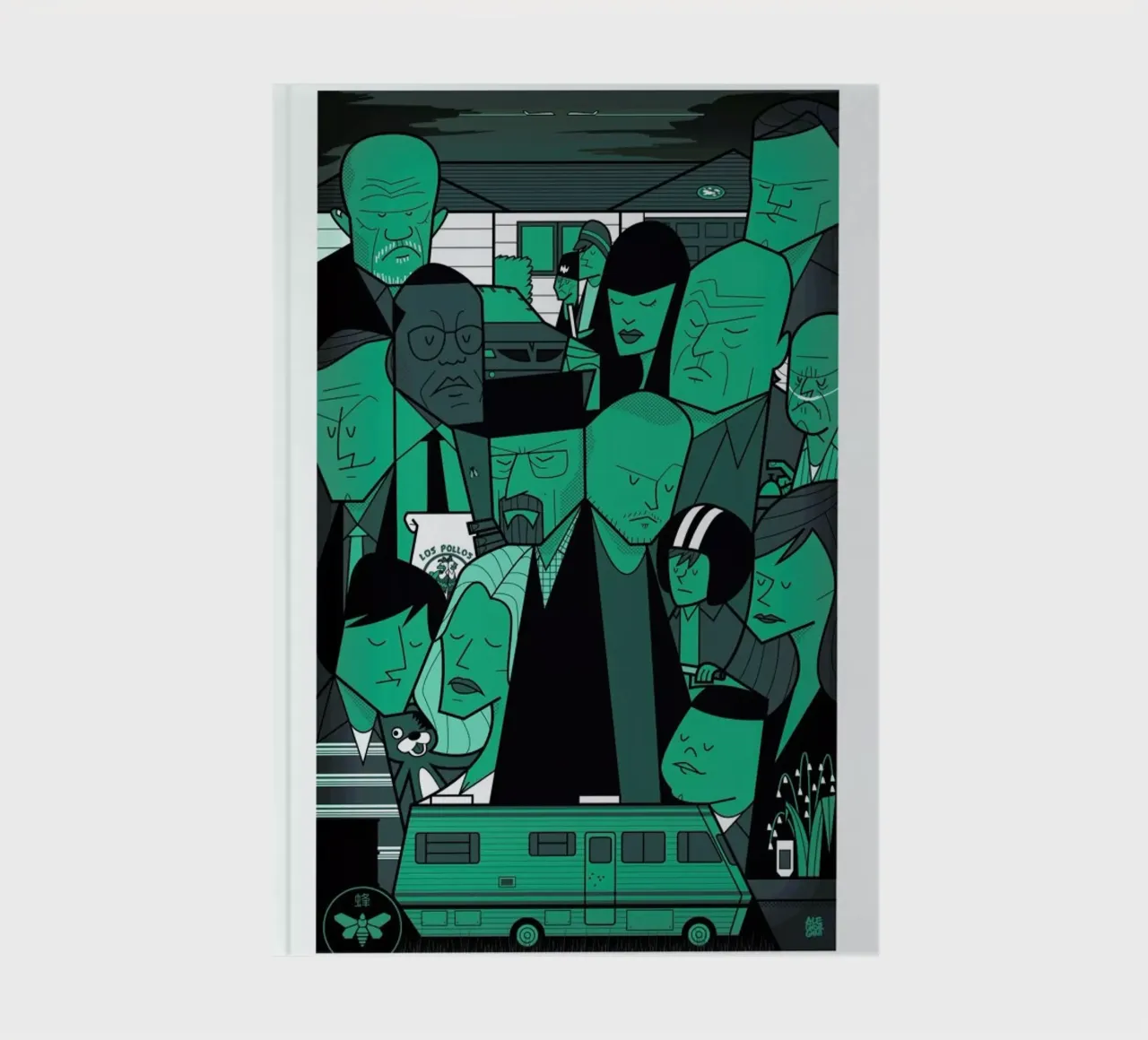 I'm the one who knocks - green version carnet de notes de Ale Giorgini