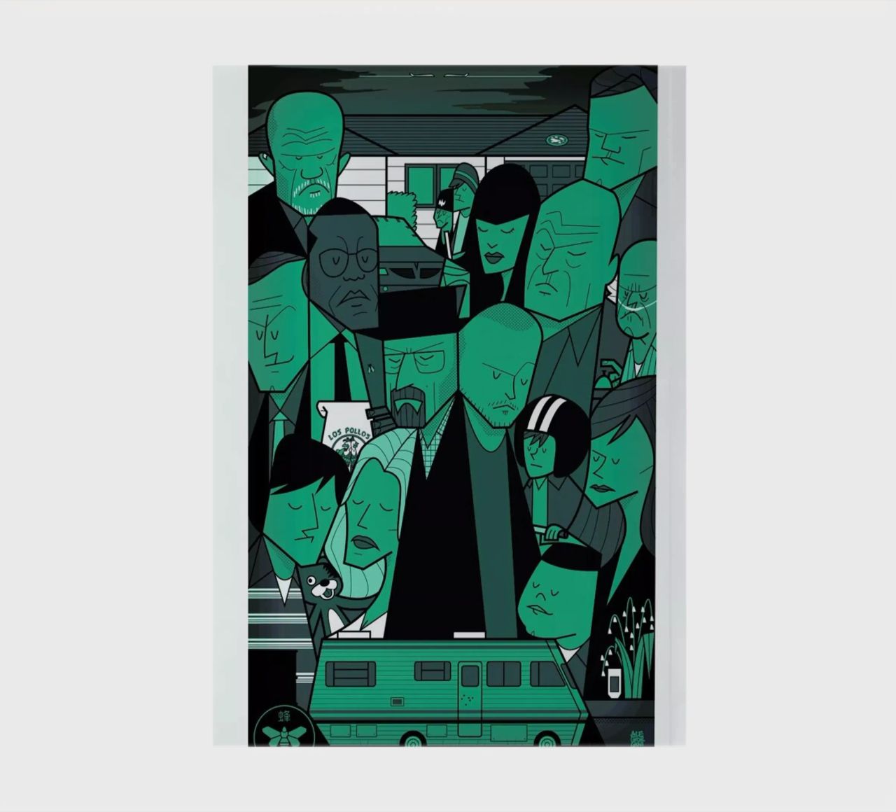 I'm the one who knocks - green version notebook by Ale Giorgini