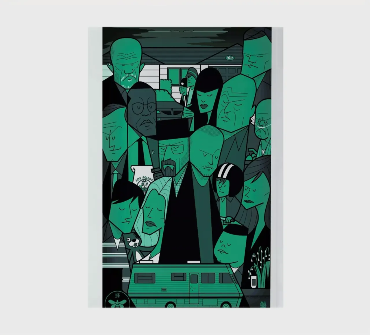 I'm the one who knocks - green version cuaderno de Ale Giorgini