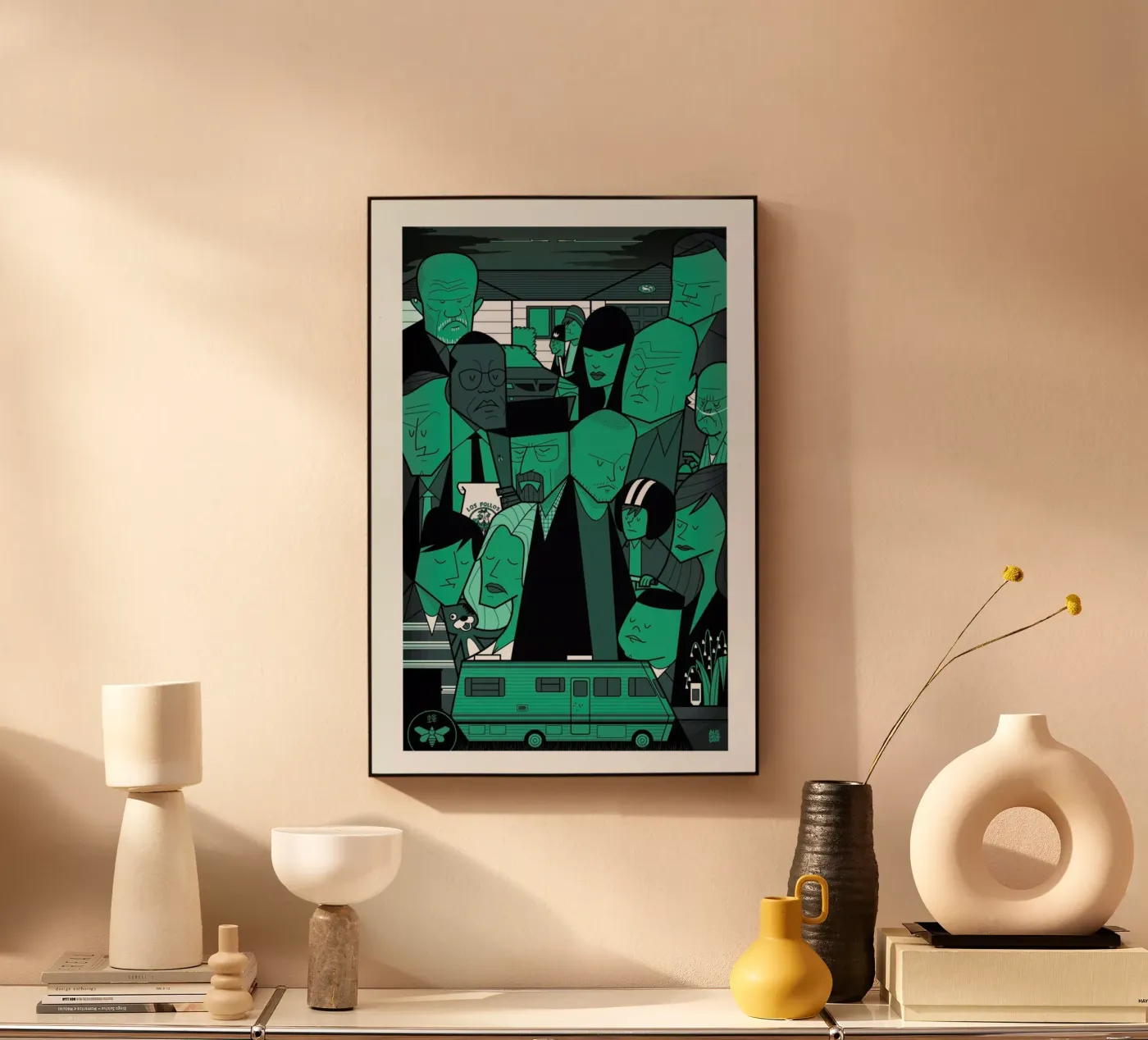 I'm the one who knocks - green version plexiglass da Ale Giorgini