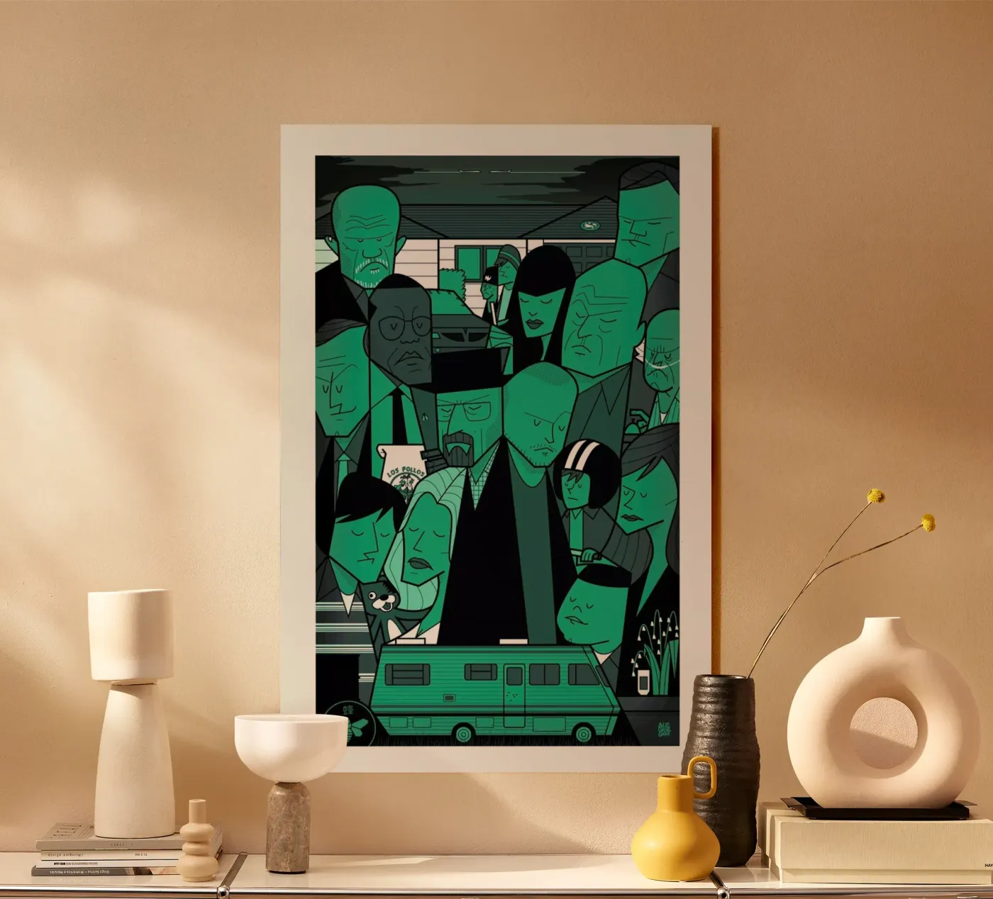 I'm the one who knocks - green version plexiglass da Ale Giorgini