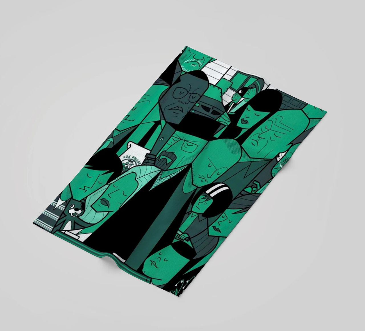 I'm the one who knocks - green version telo mare da Ale Giorgini