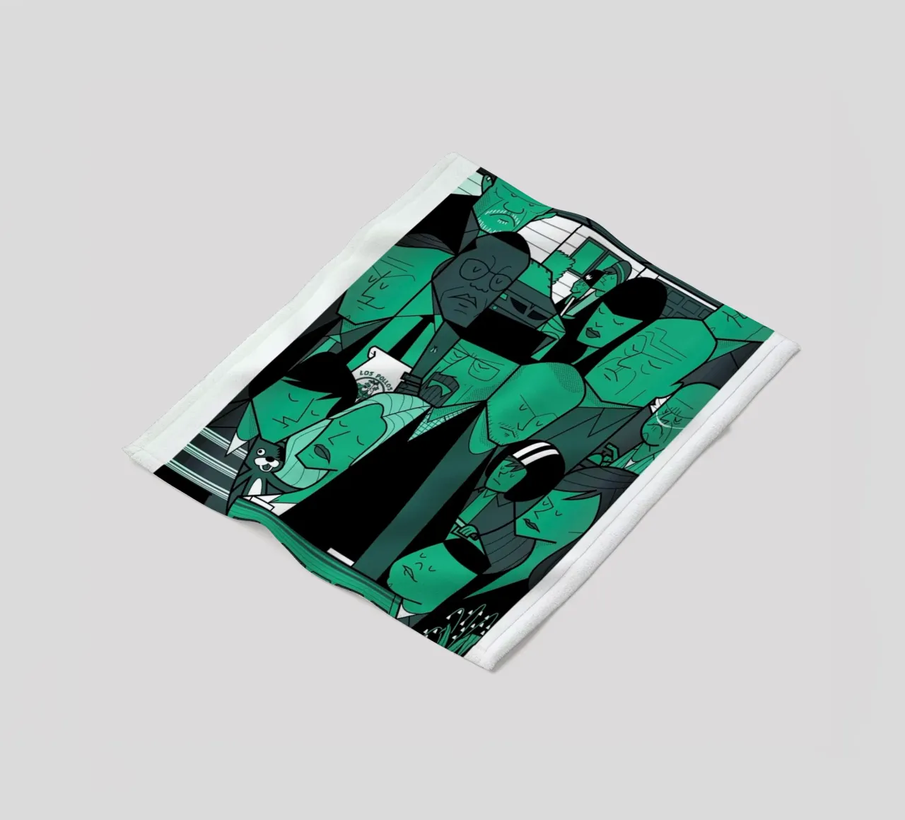 I'm the one who knocks - green version coperta in pile da Ale Giorgini