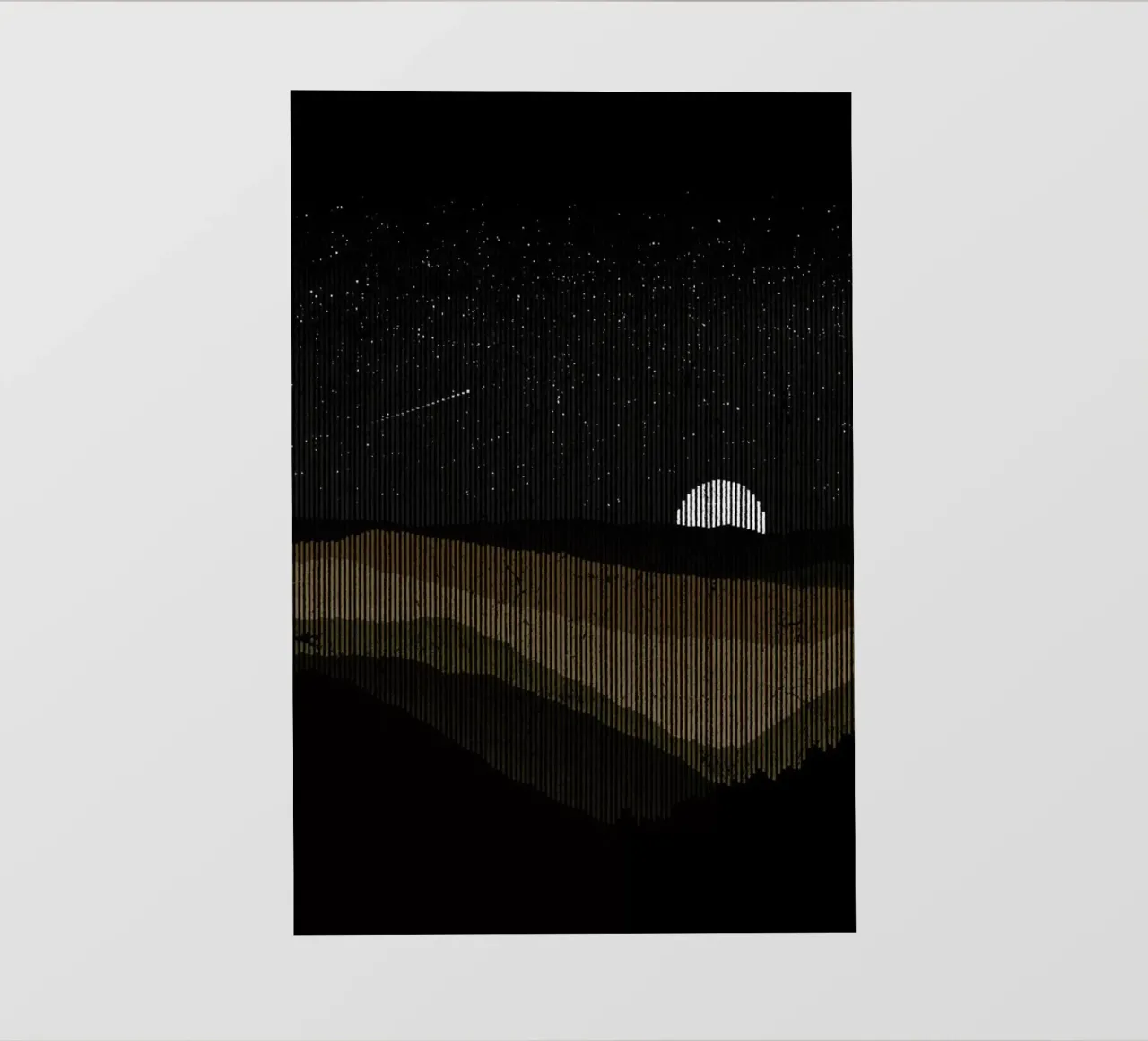 Moonrise 02 telo in pvc da Florent Bodart