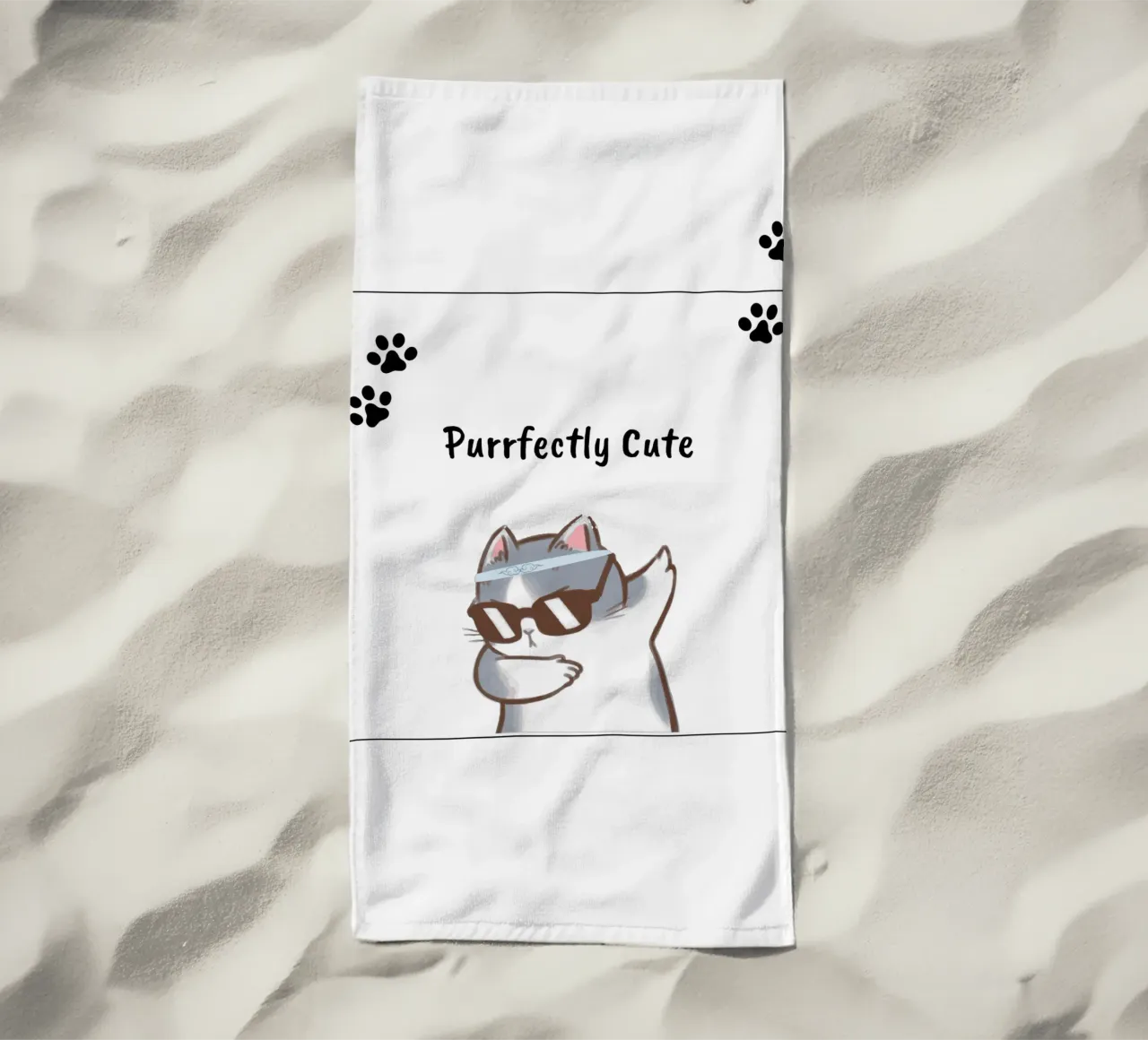 Perfettamente carino telo mare da khoailang