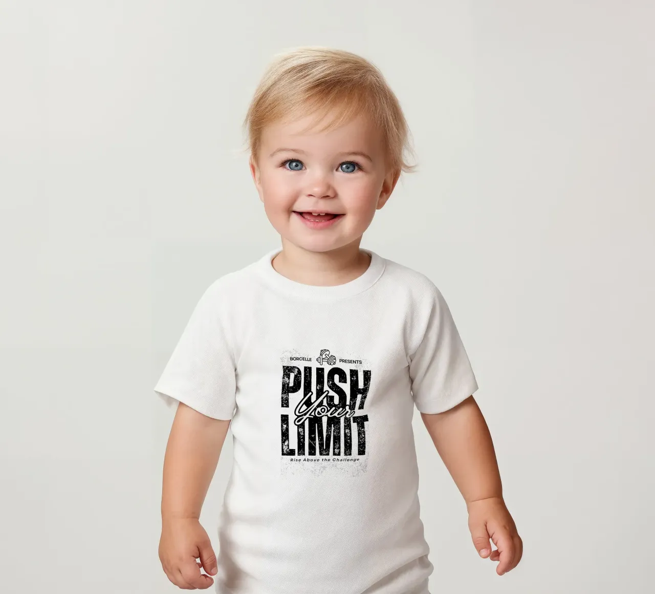 Supera tus límites camiseta de bebé de khoailang