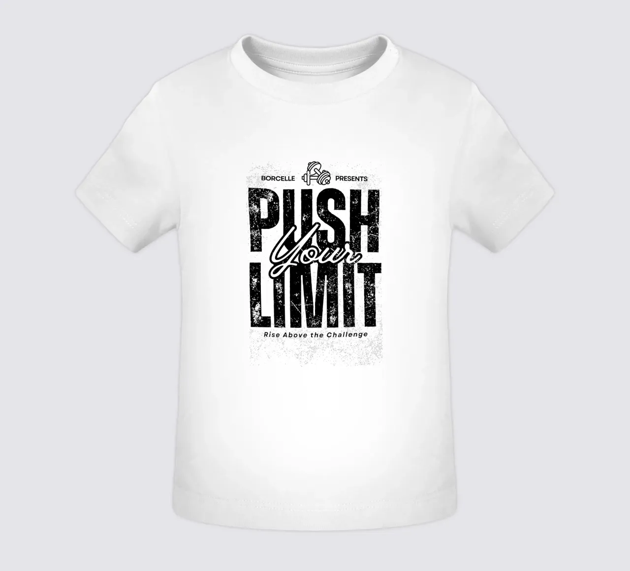 Supera tus límites camiseta de bebé de khoailang
