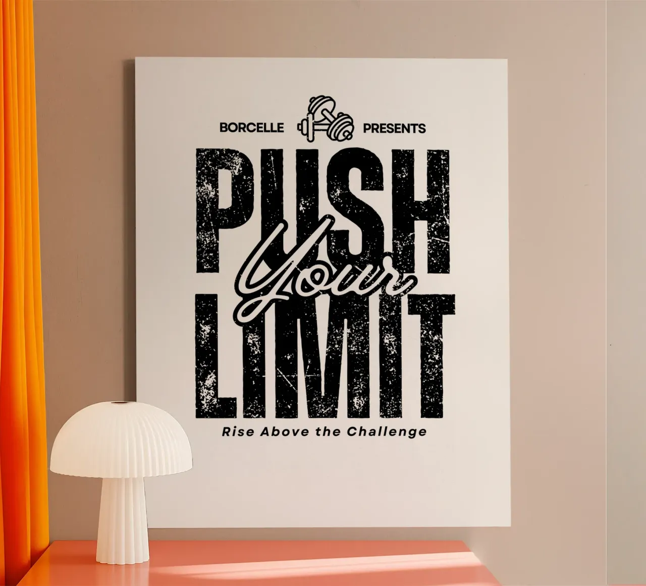 Push your limit canvas with Floater frame by khoailang