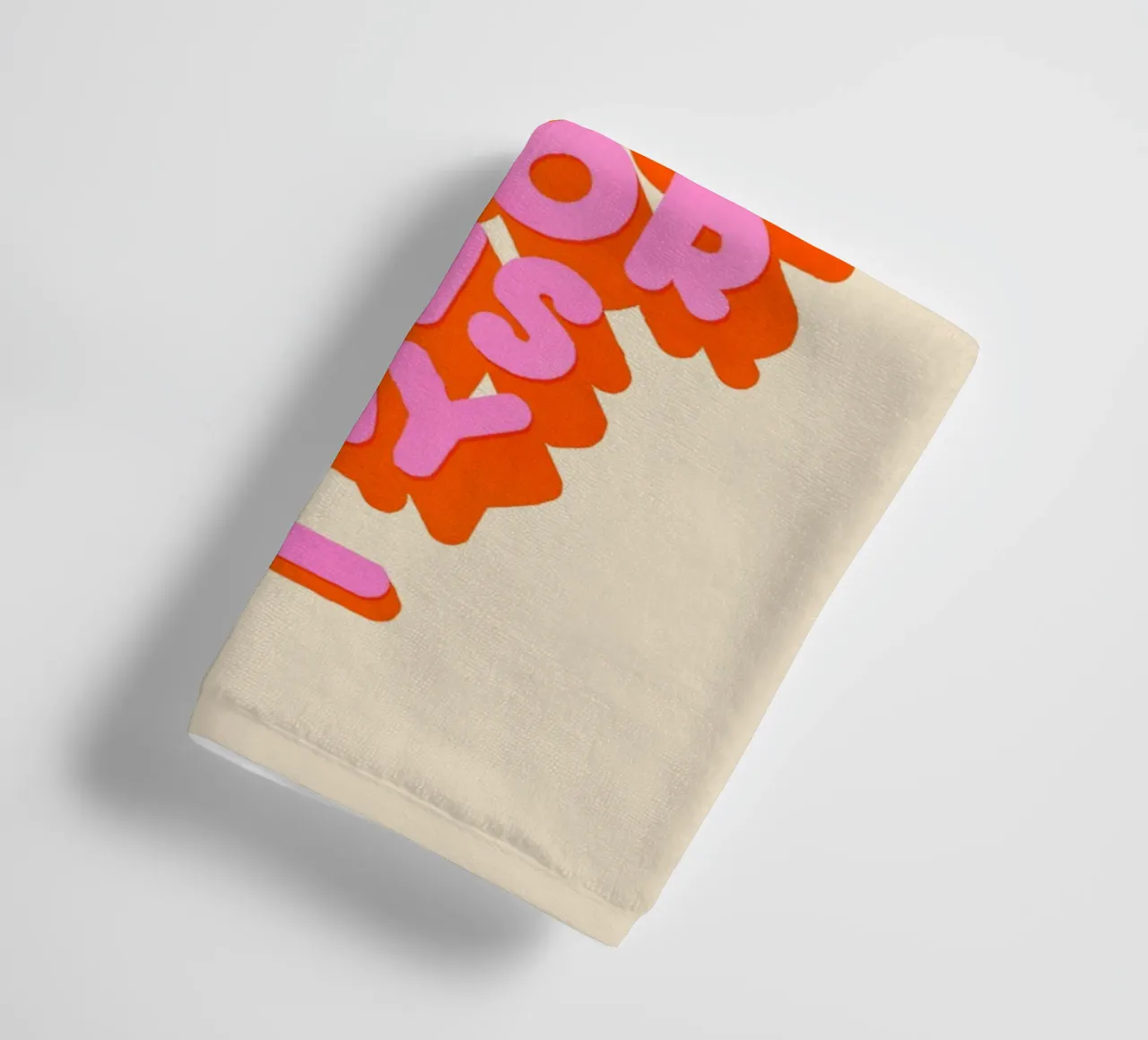 Retro "Dance Floor This Way" Typography Art Print asciugamano da bagno da showmemars