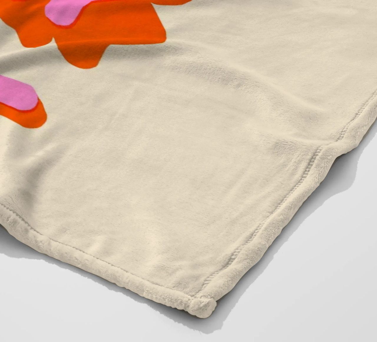 Retro "Dance Floor This Way" Typography Art Print coperta in pile da showmemars