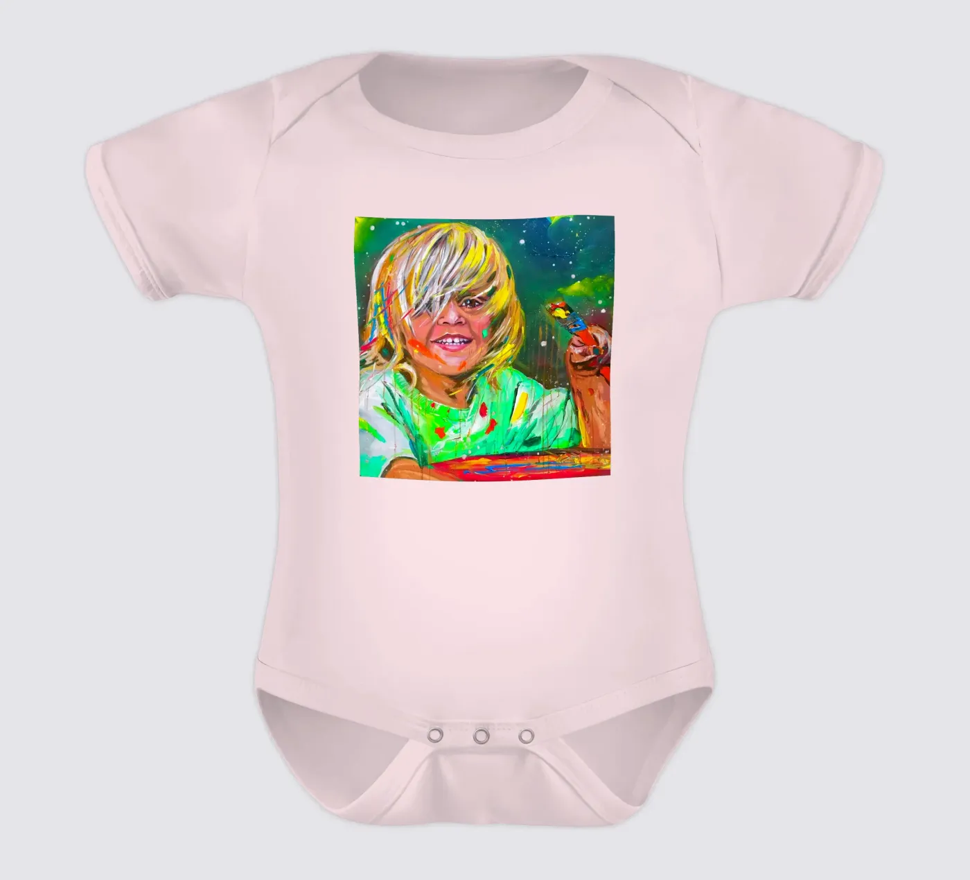 Be creative! body bébé de Happy 😃 Art 🎨 by Christine Schnoell