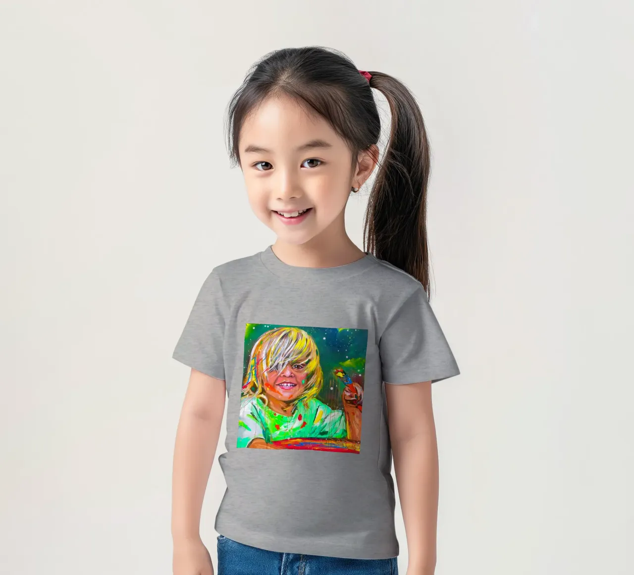 Be creative! t-shirt bambini da Happy 😃 Art 🎨 by Christine Schnoell