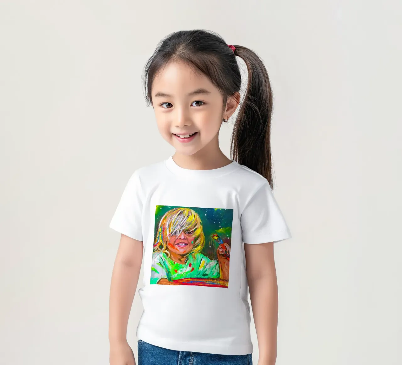 Be creative! Kinder T-Shirt von Happy 😃 Art 🎨 by Christine Schnoell