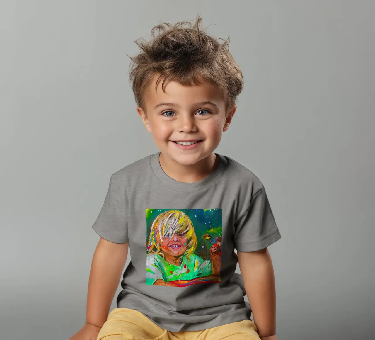 Be creative! t-shirt bambini da Happy 😃 Art 🎨 by Christine Schnoell