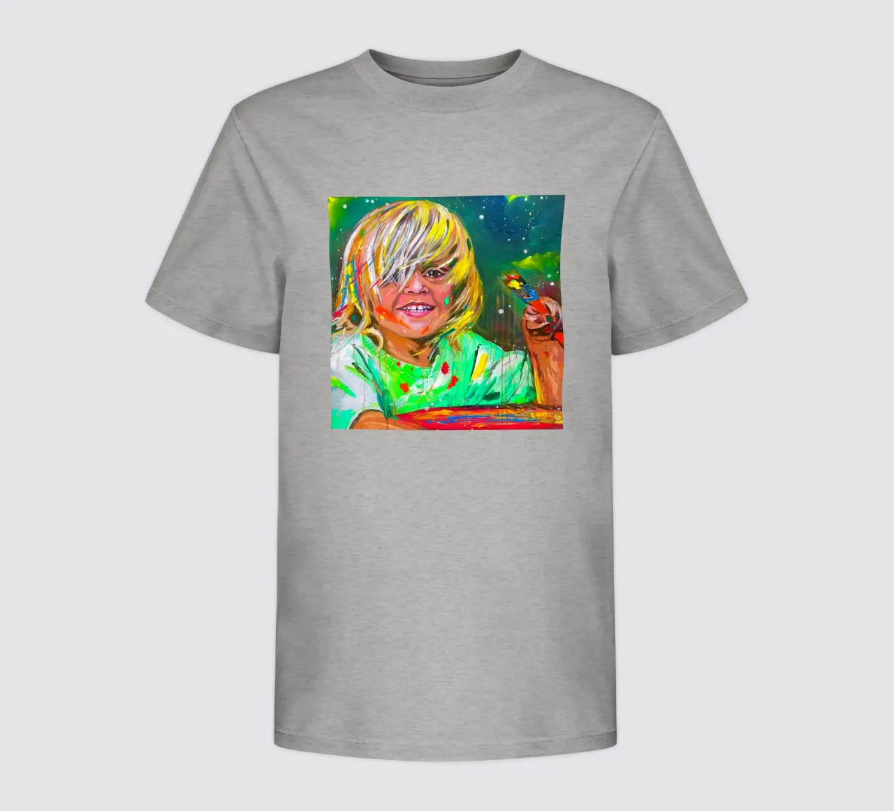 Be creative! t-shirt bambini da Happy 😃 Art 🎨 by Christine Schnoell