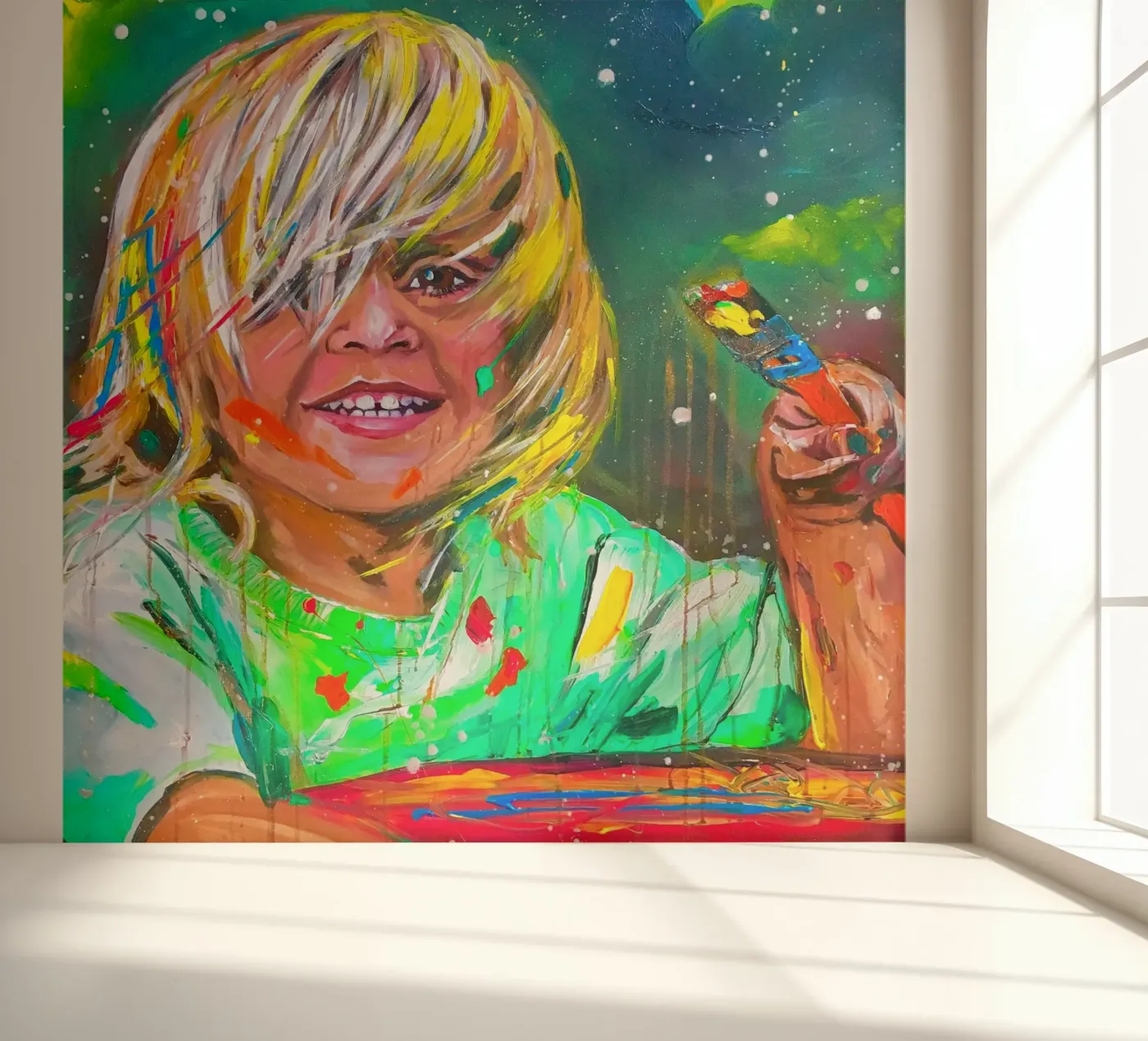 Be creative! fotobehang van Happy 😃 Art 🎨 by Christine Schnoell