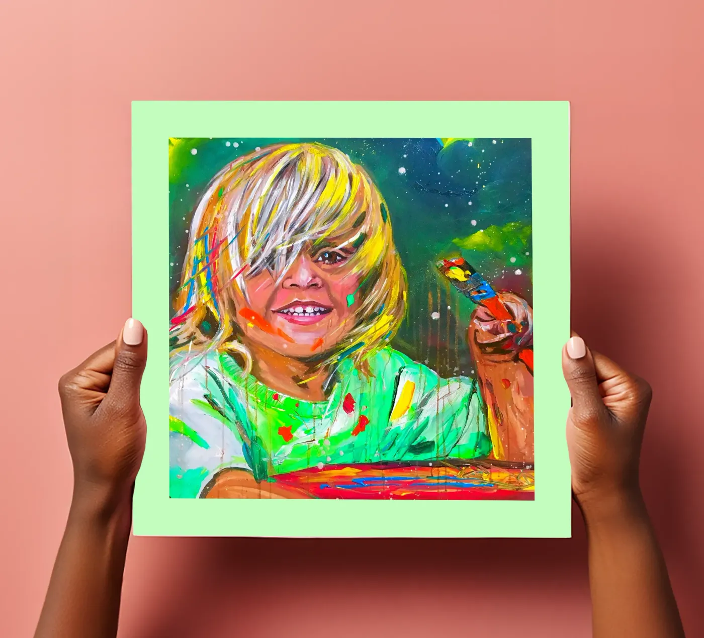 Be creative! stickervel van Happy 😃 Art 🎨 by Christine Schnoell