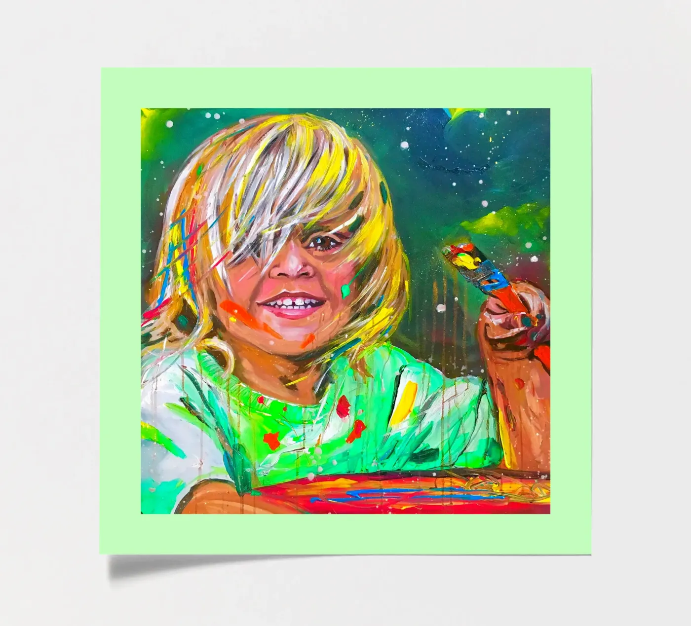 Be creative! stickervel van Happy 😃 Art 🎨 by Christine Schnoell