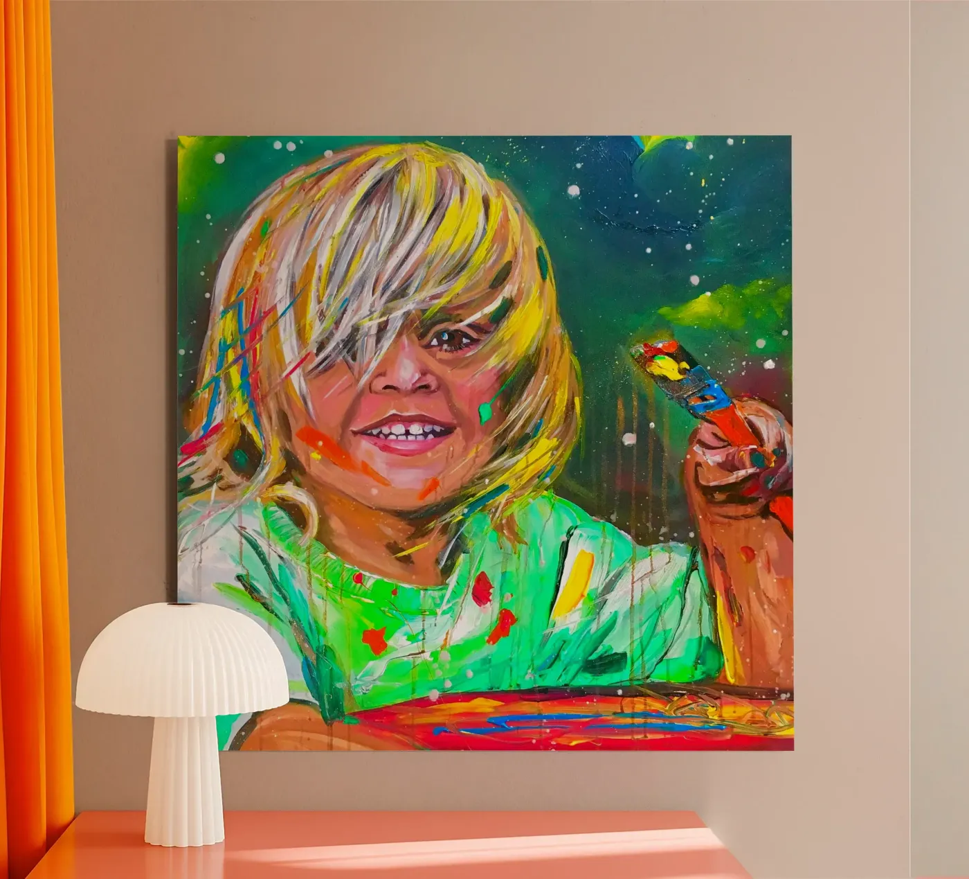 Be creative! pannello forex da Happy 😃 Art 🎨 by Christine Schnoell