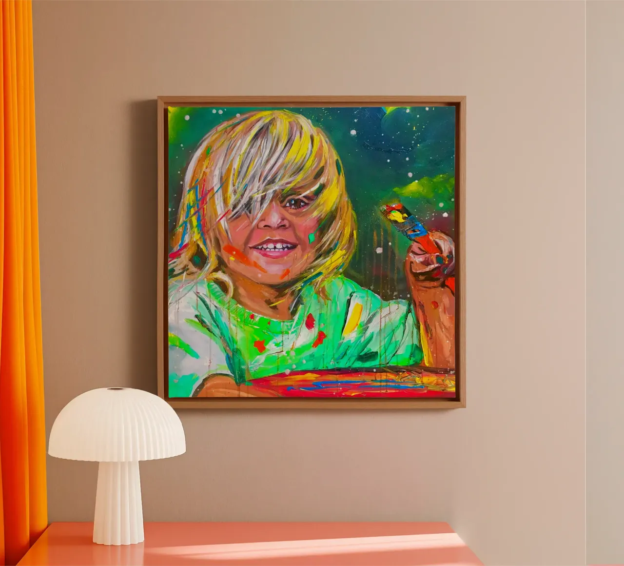 Be creative! tela da Happy 😃 Art 🎨 by Christine Schnoell