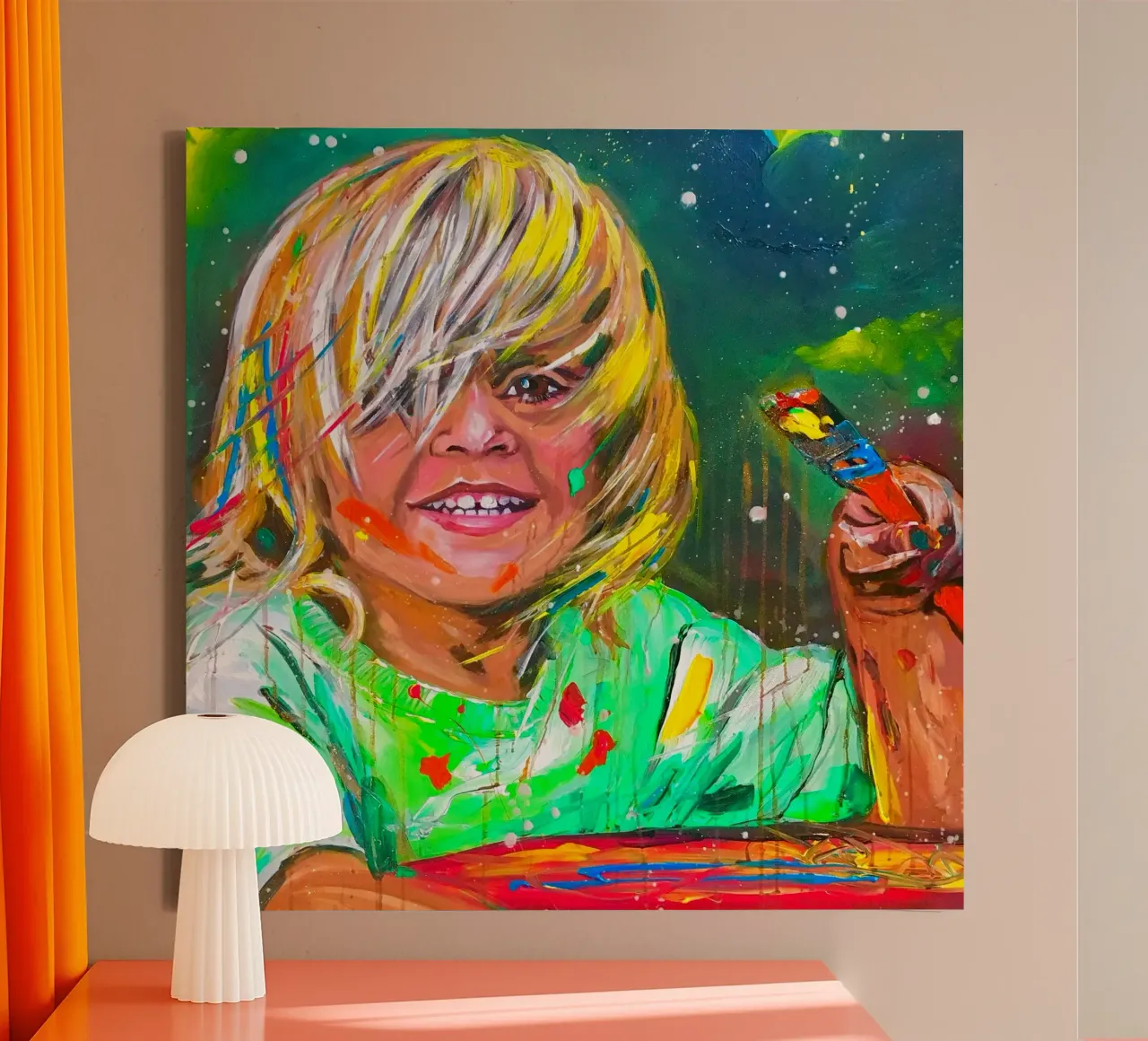 Be creative! tela da Happy 😃 Art 🎨 by Christine Schnoell