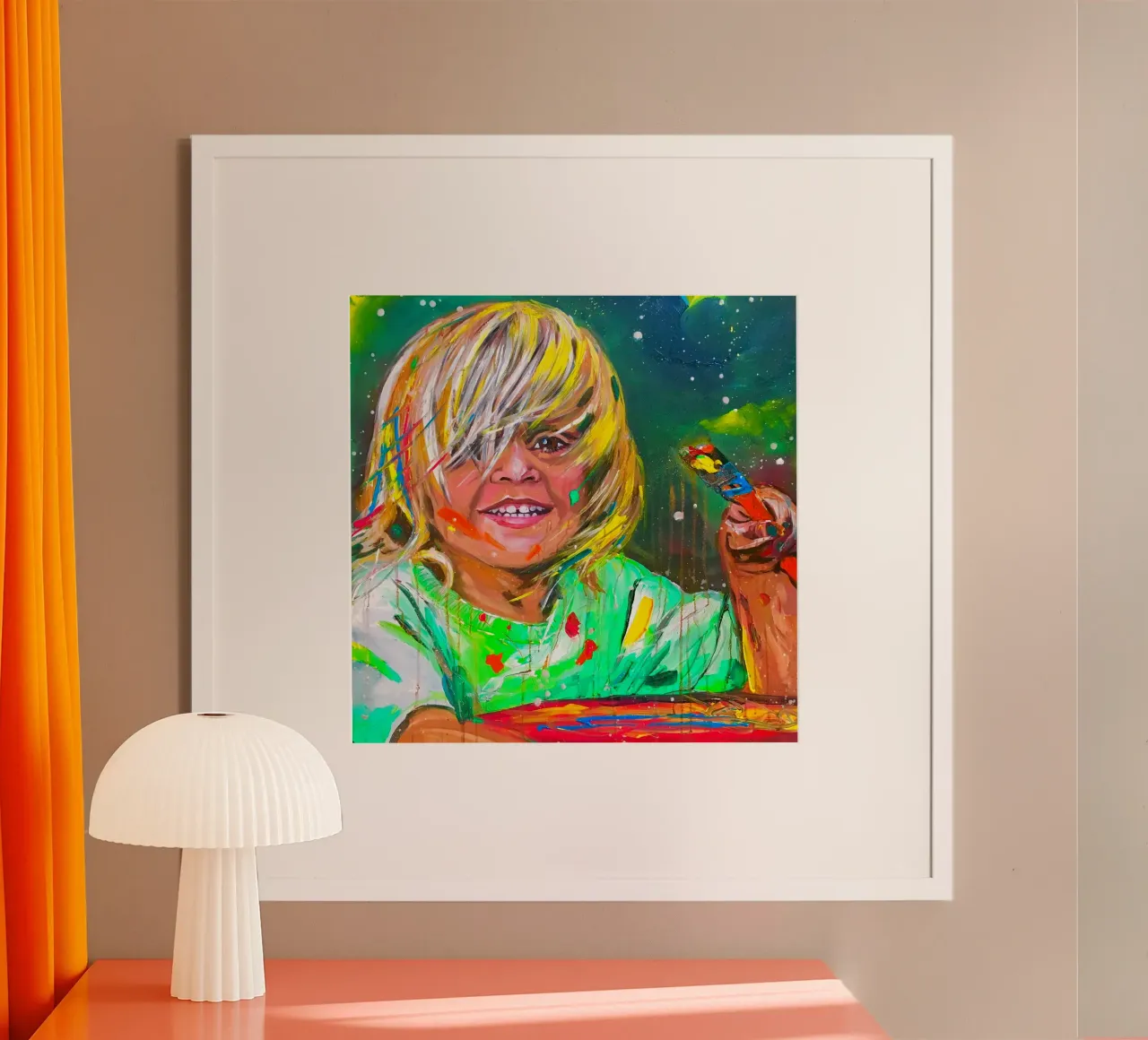 Be creative! poster da Happy 😃 Art 🎨 by Christine Schnoell