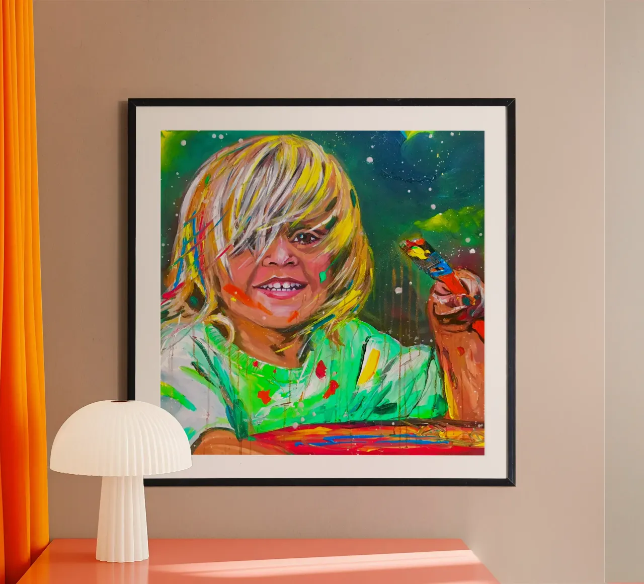 Be creative! poster da Happy 😃 Art 🎨 by Christine Schnoell