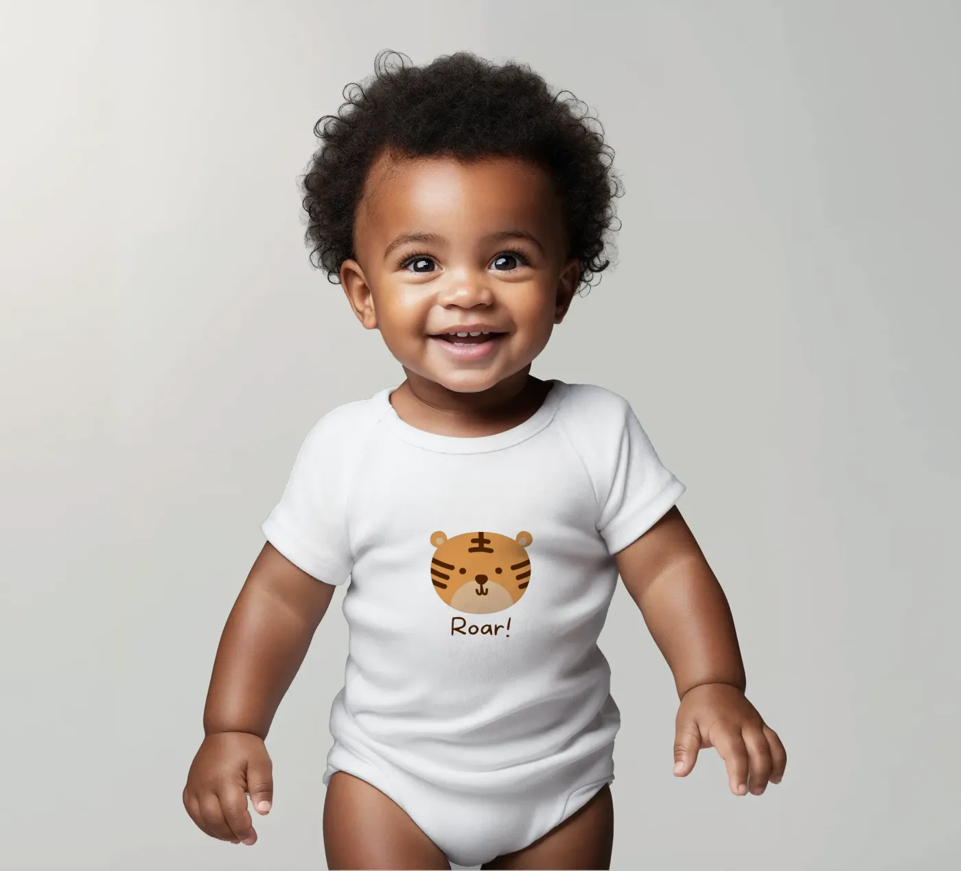 Roar Kurzarm Babybody von khoailang